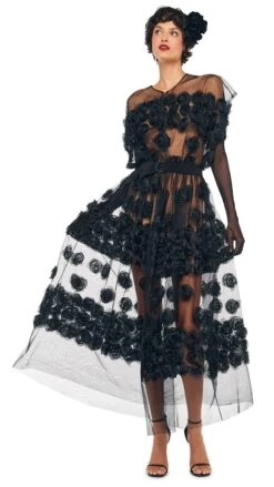 SUPER OS SLEEVELESS BF FLARED MIDCALF DRESS 13 SUPER OS SLEEVELESS BF FLARED MIDCALF DRESS -Norma Kamali 8 27 24nk03078