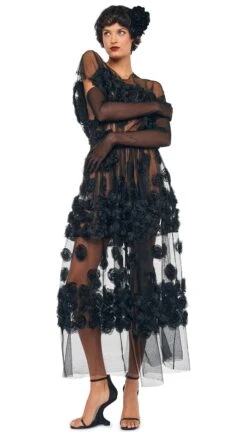 SUPER OS SLEEVELESS BF FLARED MIDCALF DRESS 15 SUPER OS SLEEVELESS BF FLARED MIDCALF DRESS -Norma Kamali 8 27 24nk03131