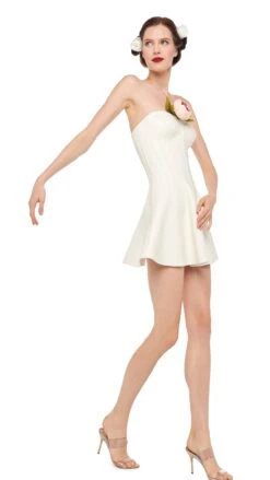 STRAPLESS GRACE MINI DRESS -Norma Kamali 8 27 24nk03415