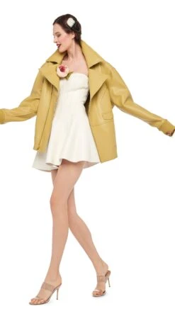 STRAPLESS GRACE MINI DRESS -Norma Kamali 8 27 24nk03451