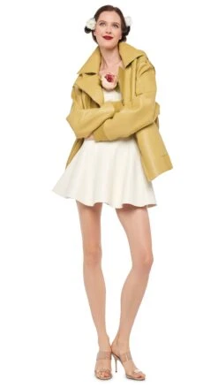 STRAPLESS GRACE MINI DRESS -Norma Kamali 8 27 24nk03458