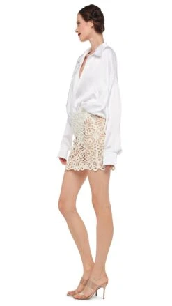 STRAIGHT MINI SKIRT -Norma Kamali 8 27 24nk03941