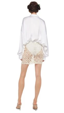 STRAIGHT MINI SKIRT -Norma Kamali 8 27 24nk03944