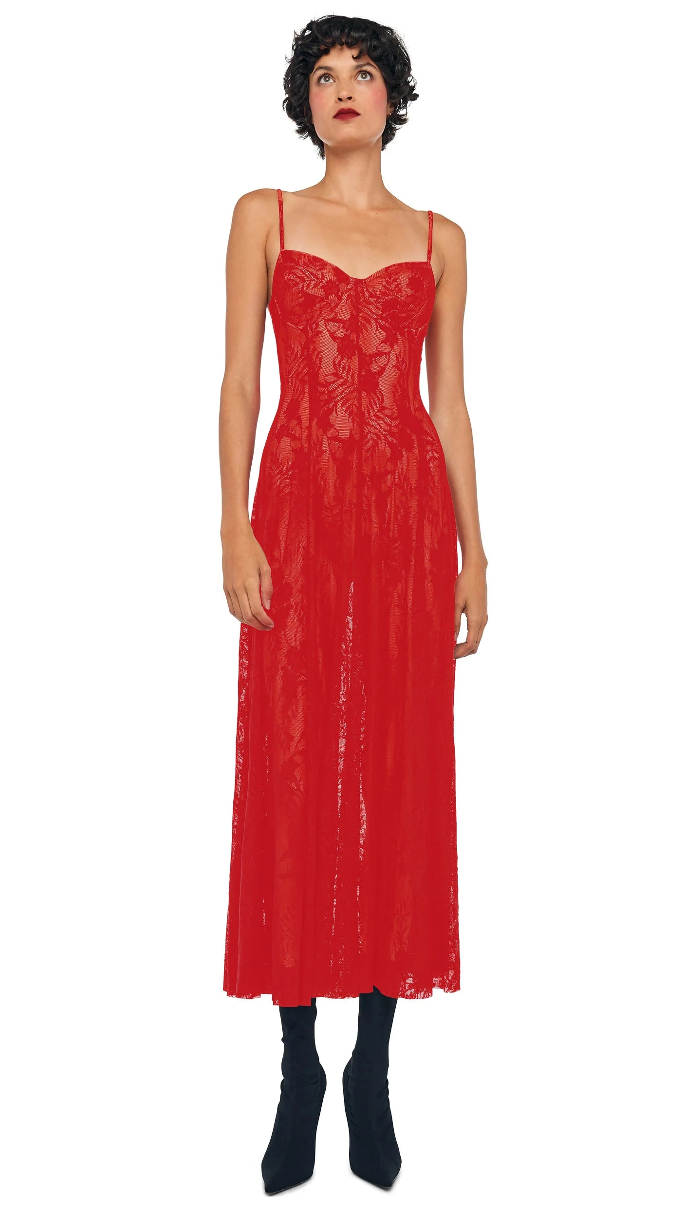 UNDERWIRE MIDCALF DRESS W/ BODYSUIT 1 UNDERWIRE MIDCALF DRESS W/ BODYSUIT