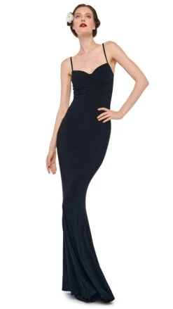 UNDERWIRE FISHTAIL GOWN 12 UNDERWIRE FISHTAIL GOWN -Norma Kamali 8 27 24nk05733