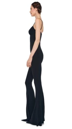UNDERWIRE FISHTAIL JUMPSUIT -Norma Kamali 8 27 24nk05835