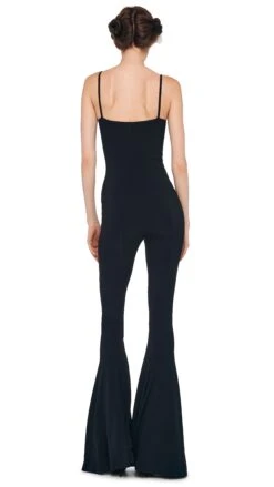 UNDERWIRE FISHTAIL JUMPSUIT -Norma Kamali 8 27 24nk05839