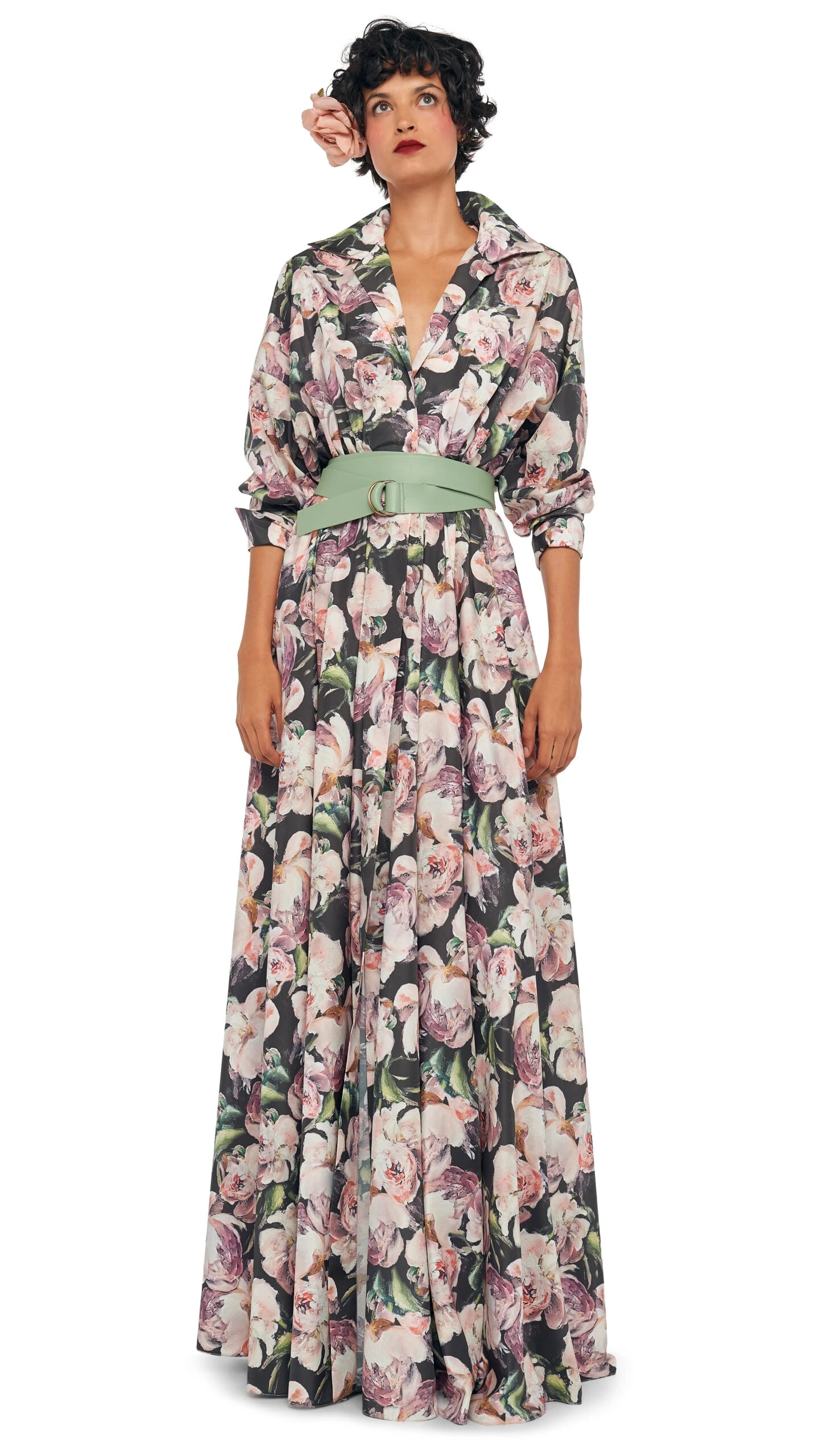 SUPER OS BF NK SHIRT FLARED GOWN 2 SUPER OS BF NK SHIRT FLARED GOWN - Image 2