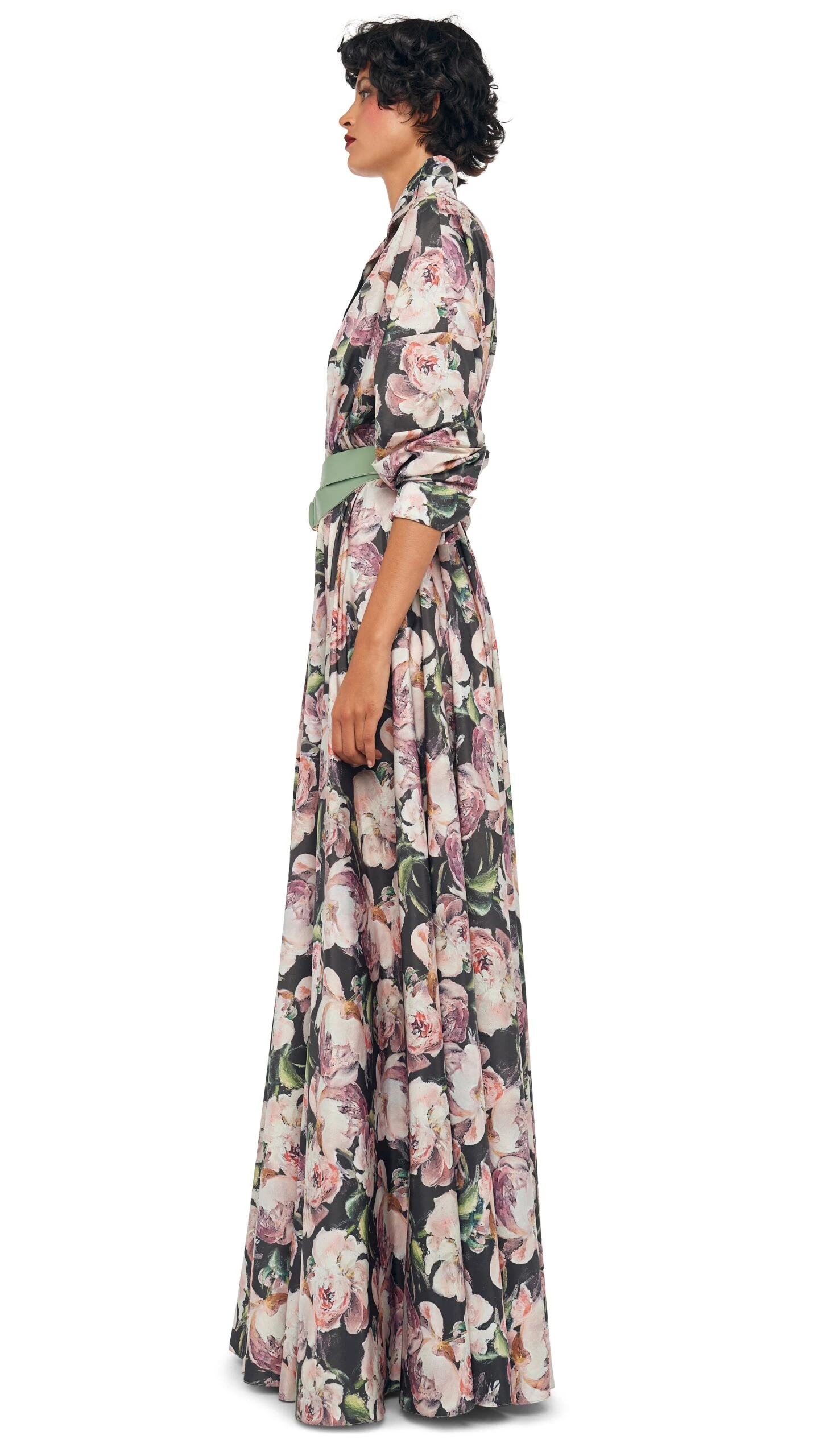 SUPER OS BF NK SHIRT FLARED GOWN 3 SUPER OS BF NK SHIRT FLARED GOWN - Image 3