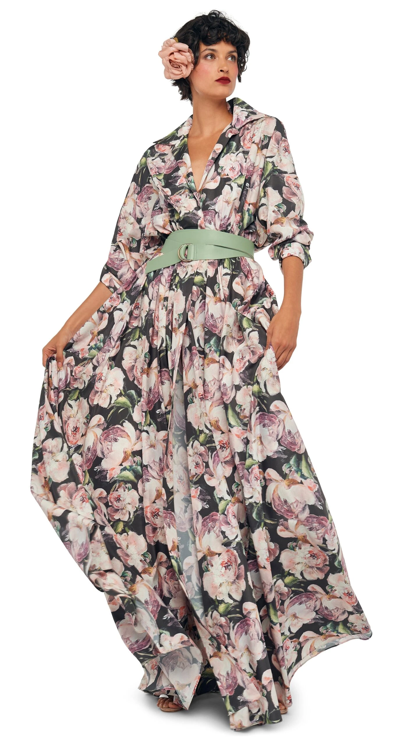 SUPER OS BF NK SHIRT FLARED GOWN 5 SUPER OS BF NK SHIRT FLARED GOWN - Image 5