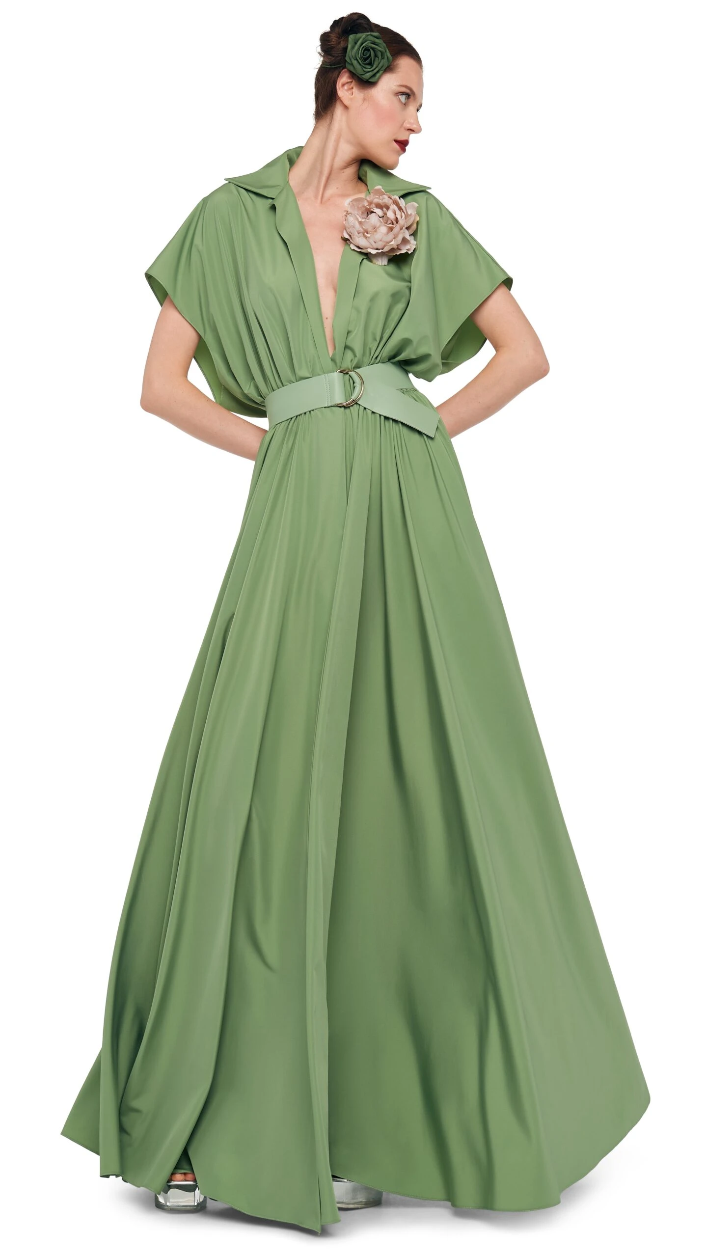 SUPER OS SLEEVELESS BF NK SHIRT FLARED GOWN 5 SUPER OS SLEEVELESS BF NK SHIRT FLARED GOWN - Image 5
