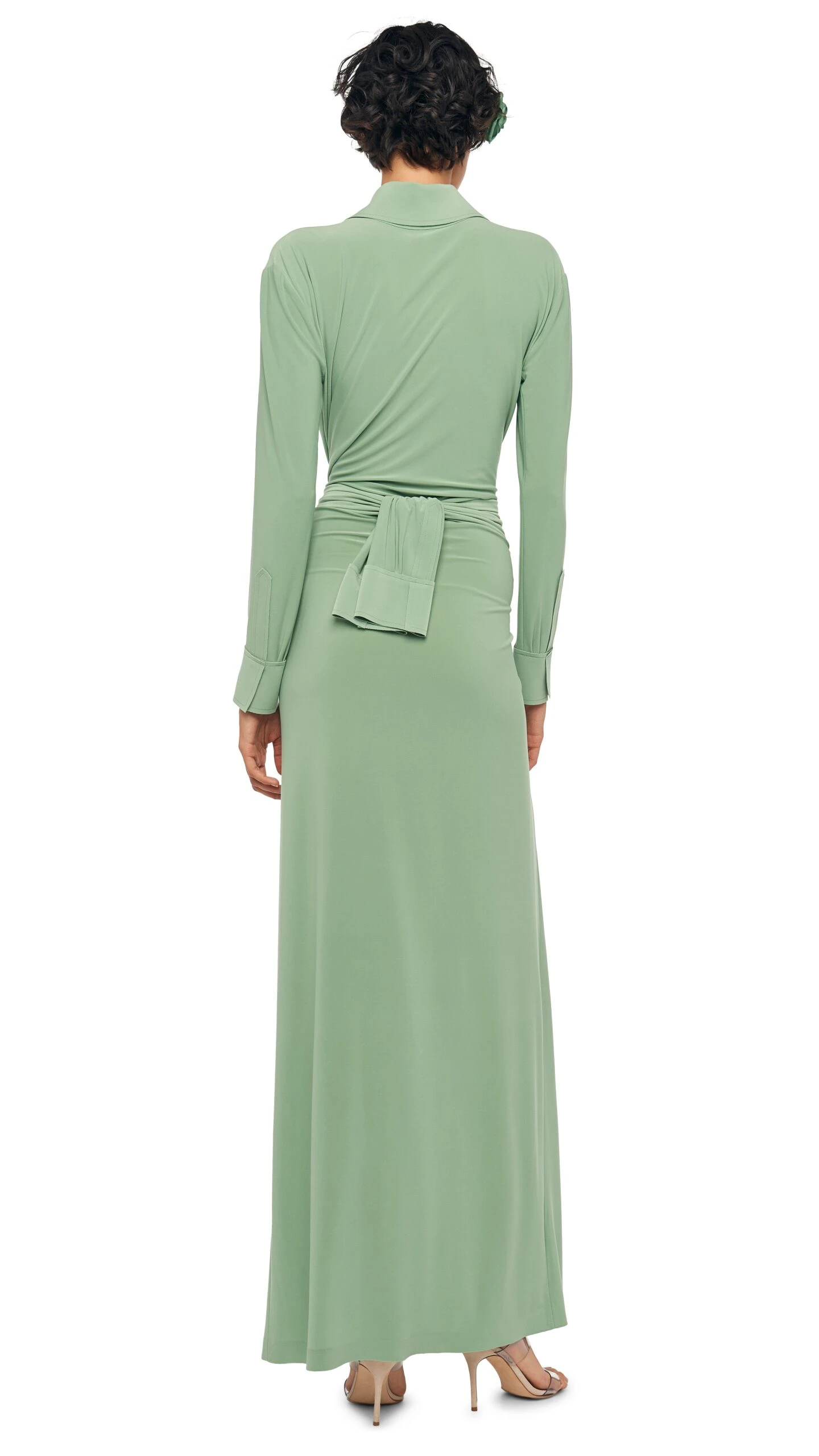 FOUR SLEEVE NK SHIRT LONG DRESS 4 FOUR SLEEVE NK SHIRT LONG DRESS - Image 4