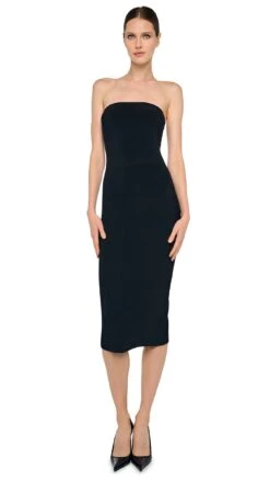 STRAPLESS DRESS TO KNEE 22 STRAPLESS DRESS TO KNEE -Norma Kamali 8 27 25s26nk15692