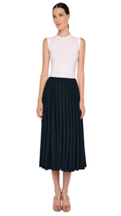 FLARED SKIRT TO MIDCALF -Norma Kamali 8 27 25s26nk18489