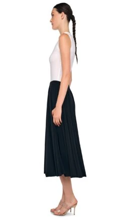 FLARED SKIRT TO MIDCALF -Norma Kamali 8 27 25s26nk18492