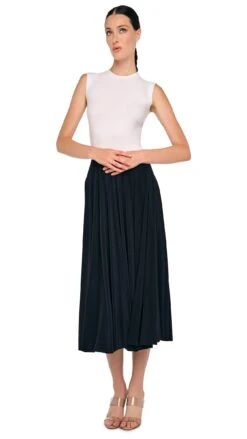 FLARED SKIRT TO MIDCALF -Norma Kamali 8 27 25s26nk18501