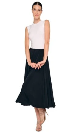 FLARED SKIRT TO MIDCALF -Norma Kamali 8 27 25s26nk18503