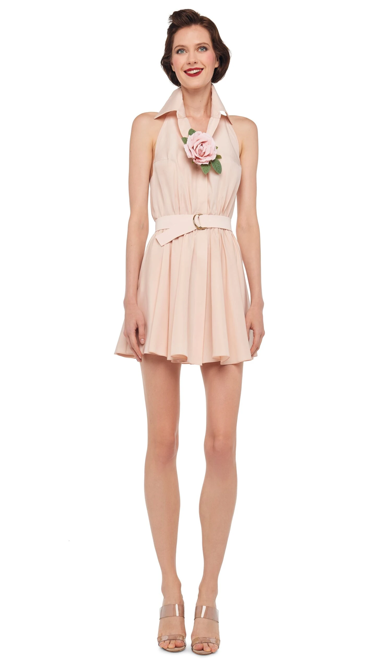 NK HALTER FLARED MINI DRESS 2 NK HALTER FLARED MINI DRESS - Image 2