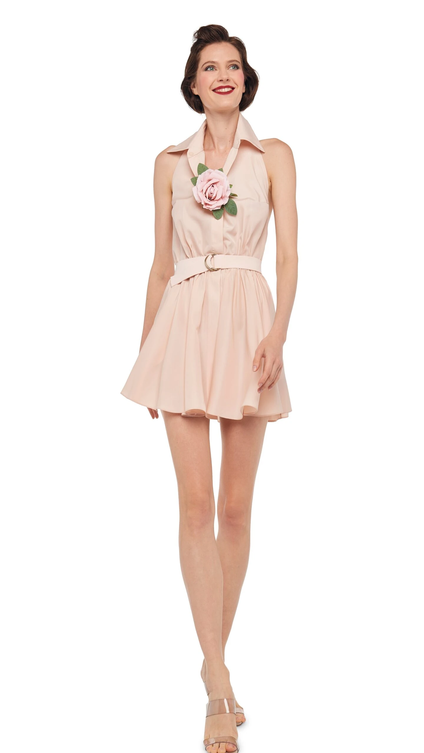 NK HALTER FLARED MINI DRESS 1 NK HALTER FLARED MINI DRESS