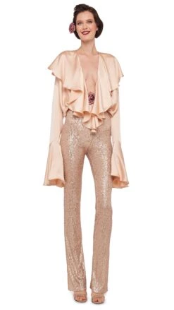 BOOT PANT W/O WAISTBAND 26 BOOT PANT W/O WAISTBAND -Norma Kamali 8 28 24nk10130