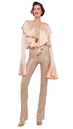 BOOT PANT W/O WAISTBAND 29 BOOT PANT W/O WAISTBAND -Norma Kamali 8 28 24nk10162