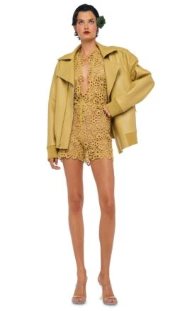 RECTANGLE JUMPSHORT -Norma Kamali 8 28 24nk10738