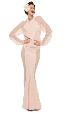 RAGLAN SLEEVE TOP W/ MESH -Norma Kamali 8 28 24nk10856