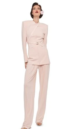 LS SHOULDER PAD V NECK ZIP FRONT JACKET 19 LS SHOULDER PAD V NECK ZIP FRONT JACKET -Norma Kamali 8 28 24nk10998 ec15cf98 a2f4 442a be72 04dbdb3e3164