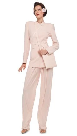 LS SHOULDER PAD V NECK ZIP FRONT JACKET 20 LS SHOULDER PAD V NECK ZIP FRONT JACKET -Norma Kamali 8 28 24nk11024 78158186 332c 4dcd b25b 1101e47ac60e