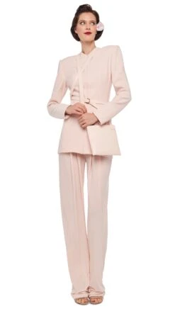 LS SHOULDER PAD V NECK ZIP FRONT JACKET 21 LS SHOULDER PAD V NECK ZIP FRONT JACKET -Norma Kamali 8 28 24nk11025 442329e9 17c4 4fb8 9c41 131167505c3b