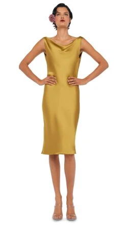 SLEEVELESS LOW BACK DRAPE DRESS 14 SLEEVELESS LOW BACK DRAPE DRESS -Norma Kamali 8 28 24nk11784