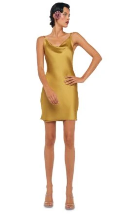 SLIP MARIA MINI DRESS 12 SLIP MARIA MINI DRESS -Norma Kamali 8 28 24nk12090