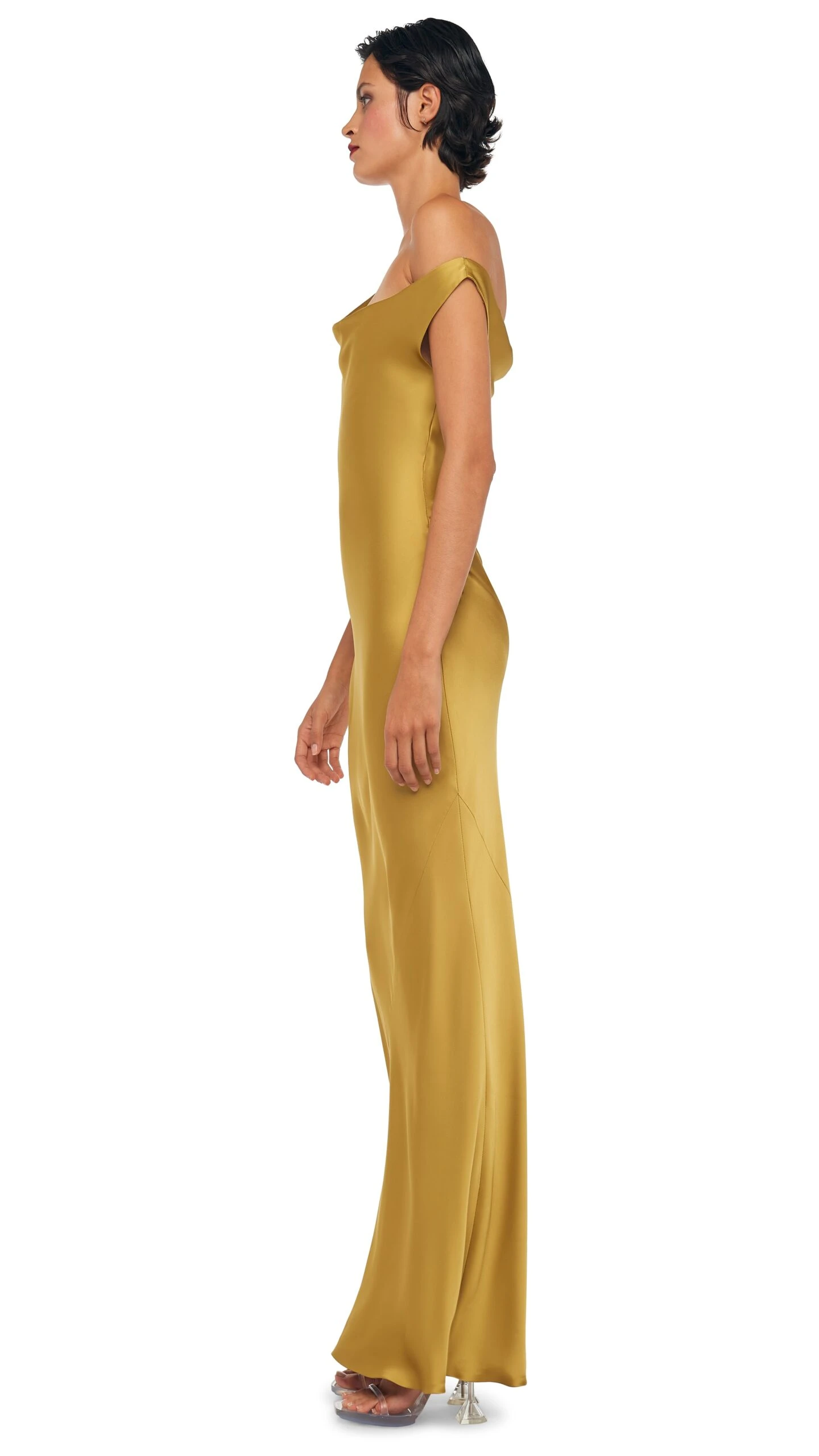 DROP SHOULDER MARIA GOWN 3 DROP SHOULDER MARIA GOWN - Image 3