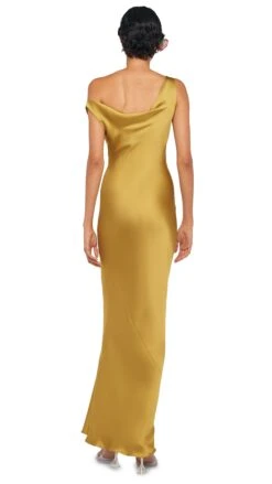 DROP SHOULDER MARIA GOWN 10 DROP SHOULDER MARIA GOWN -Norma Kamali 8 28 24nk12196