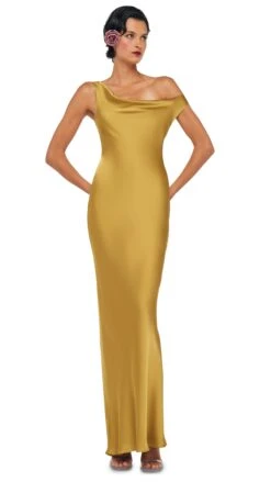 DROP SHOULDER MARIA GOWN