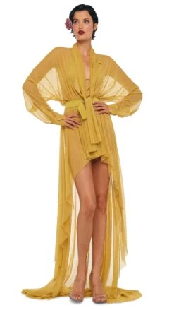 HI LOW OS BF NK SHIRT GOWN W/ BOW