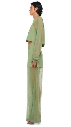 BF ELEPHANT SWEATPANT W/ MESH -Norma Kamali 8 28 24nk14342 97a481de 2f20 4f6e 9ff5 dabe0fb1fb62