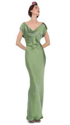 CAP SLEEVE MARIA GOWN 12 CAP SLEEVE MARIA GOWN -Norma Kamali 8 28 24nk14425