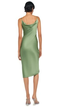 SLIP MARIA DRESS BELOW KNEE -Norma Kamali 8 28 24nk14752