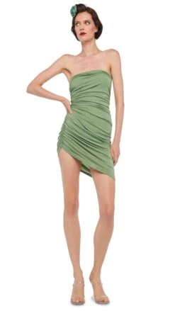 STRAPLESS DIANA MINI DRESS -Norma Kamali 8 28 24nk14804