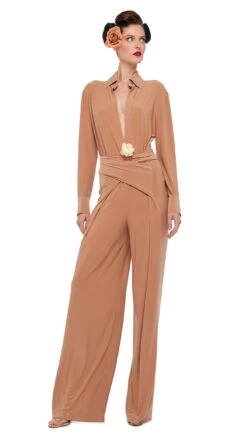 FOUR SLEEVE NK SHIRT JUMPSUIT