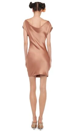 CAP SLEEVE MARIA MINI DRESS -Norma Kamali 8 29 24nk16012