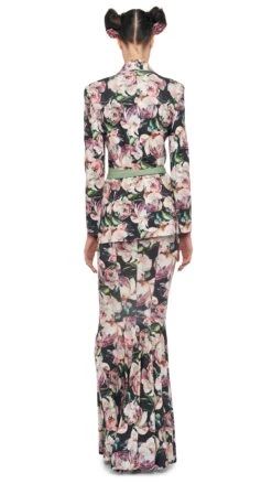 LONG FISHTAIL SKIRT -Norma Kamali 8 29 24nk16387 3bc1da0c 5602 4d1c 86a8 584dcf0ce3b9