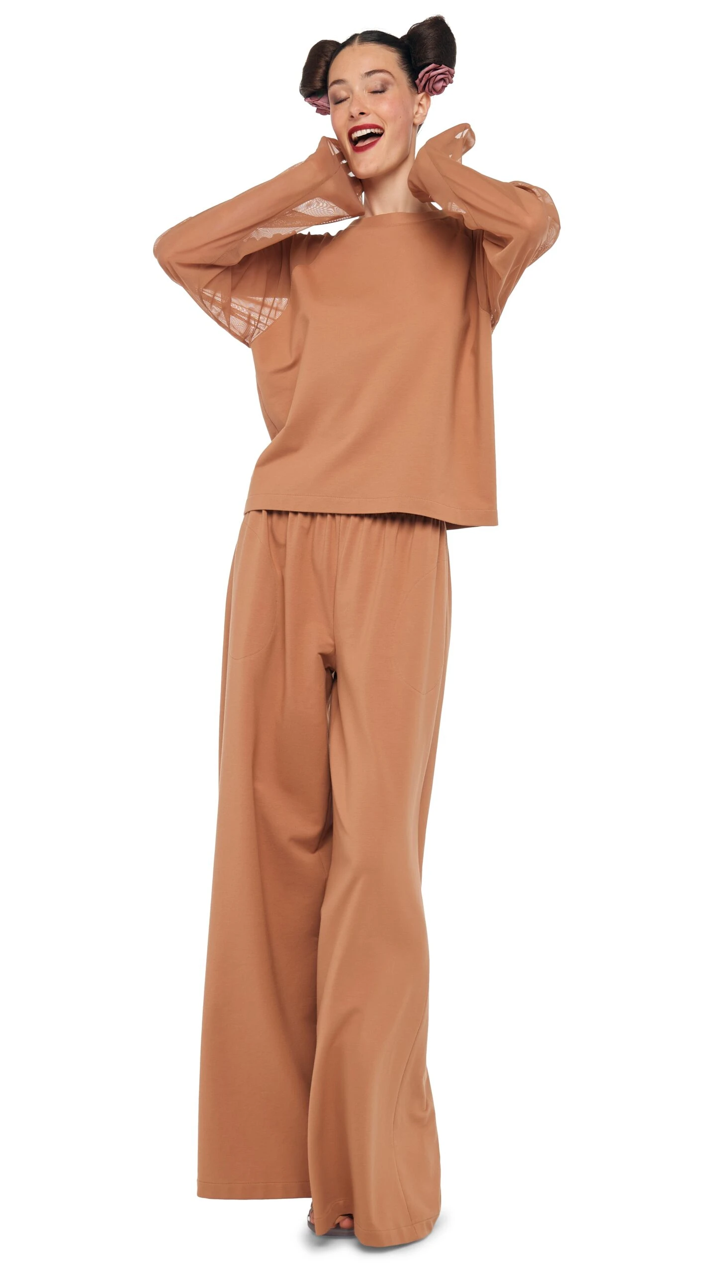 OS RAGLAN SLEEVE TOP W/ MESH 10 OS RAGLAN SLEEVE TOP W/ MESH - Image 10