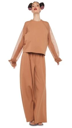 OS RAGLAN SLEEVE TOP W/ MESH 23 OS RAGLAN SLEEVE TOP W/ MESH -Norma Kamali 8 29 24nk17002 d60a1349 c13c 478f 8f39 d9b2fef3da75