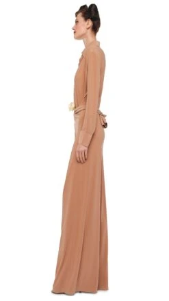 FOUR SLEEVE NK SHIRT JUMPSUIT -Norma Kamali 8 29 24nk17431