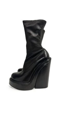 GIVENCHY STRETCH LEATHER ANKLE BOOTIE