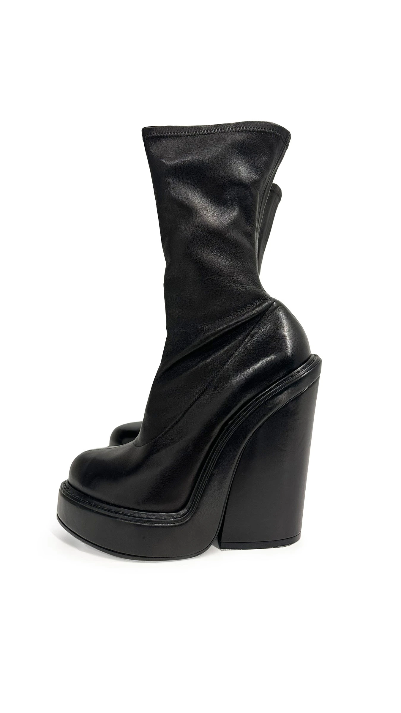 GIVENCHY STRETCH LEATHER ANKLE BOOTIE 1 GIVENCHY STRETCH LEATHER ANKLE BOOTIE