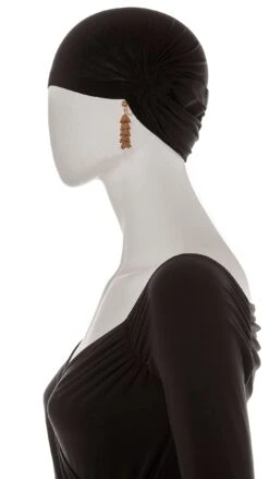 BRASS TIERED DROP FILIGREE EARRINGS 7 BRASS TIERED DROP FILIGREE EARRINGS -Norma Kamali Ecom 0003 6 18 24 nk jewelry 0614