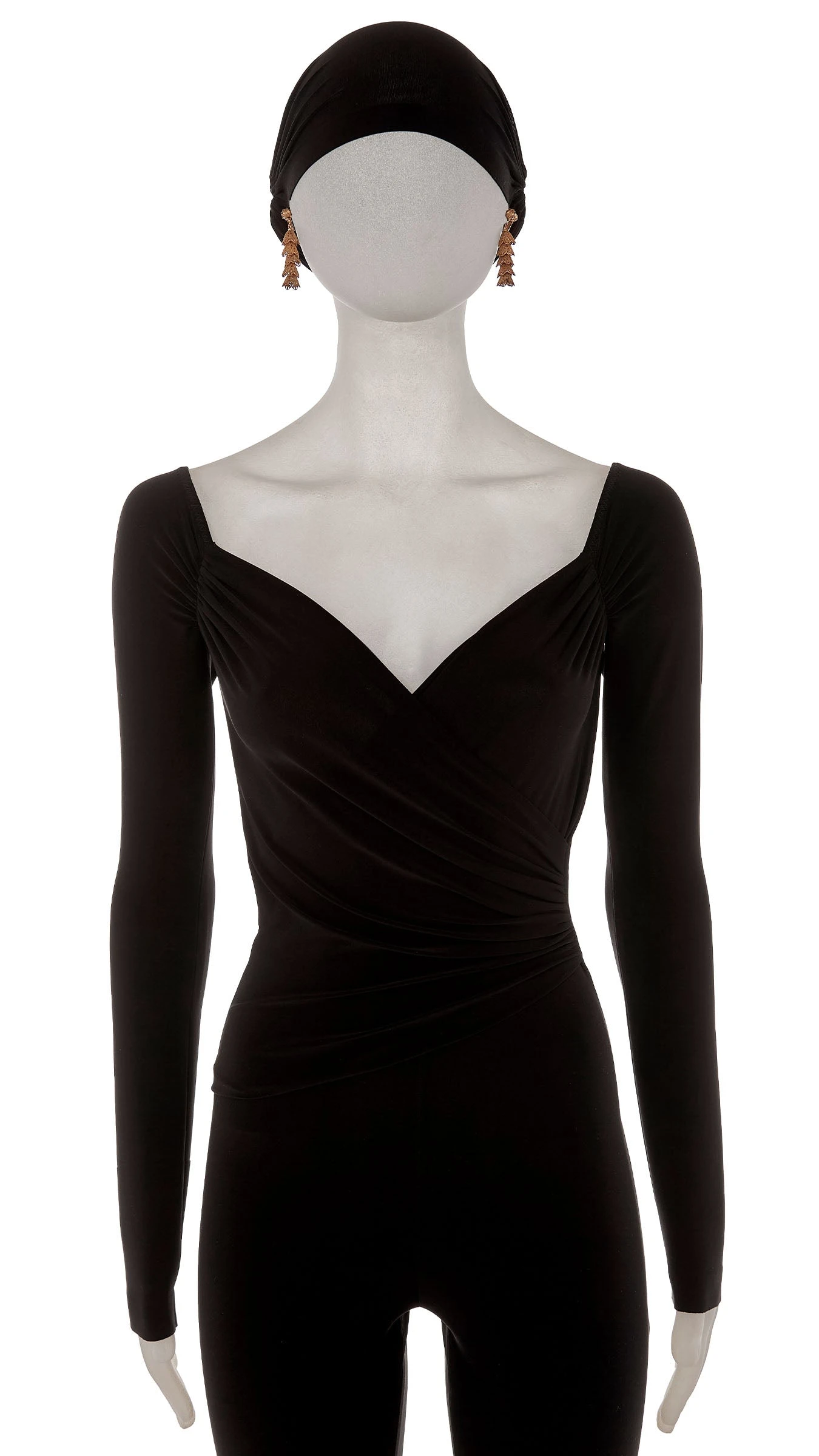 BRASS TIERED DROP FILIGREE EARRINGS 4 BRASS TIERED DROP FILIGREE EARRINGS - Image 4